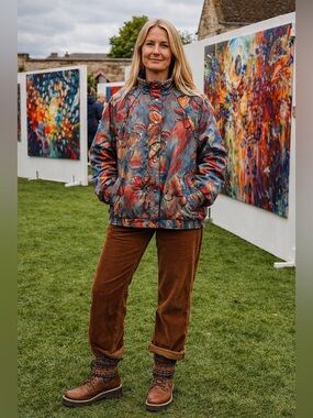 VINTAGE RARE David Sax Collection Madecin England Windbreaker size 1X.